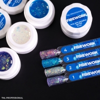 TNL, Гель для дизайна ногтей Firework №02 Прозрачный залп (6 мл.)