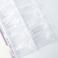 Professional Nail Tips, Формы силиконовые (гелевые) 2 в 1 для верхнего и нижнего наращивания, 120 шт.