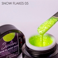 Serebro, Гель-лак Snow Flakes №05, 5 мл