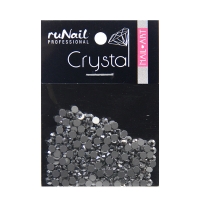 RuNail, Дизайн для ногтей стразы серебряные, 2,3 мм, 288 шт, №4105