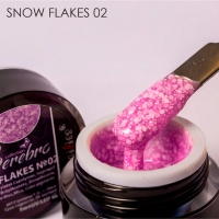Serebro, Гель-лак Snow Flakes №02, 5 мл