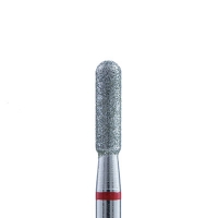 ВладМиВа, Алмазная фреза (Цилиндр закругленный) 104.141.514.023, d2,3 мм, мягкая