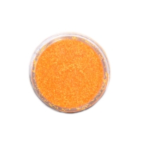 Меланж-сахарок для дизайна ногтей TNL №25 неон кислотно-оранжевый