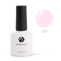 ADRICOCO, Цветной гель-лак  №003 холодно-розовый (8 мл.)