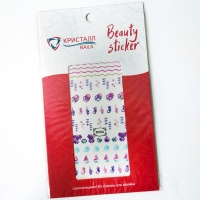 Кристалл Nails, Наклейка 5D стикер для дизайна ногтей SP 036