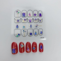 Кристалл Nails, Наклейка 5D стикер для дизайна ногтей SP 049