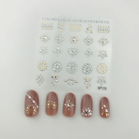 Кристалл Nails, Наклейка 5D стикер для дизайна ногтей SP 125