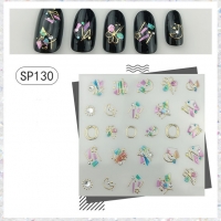 Кристалл Nails, Наклейка 5D стикер для дизайна ногтей SP 130