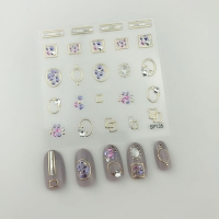 Кристалл Nails, Наклейка 5D стикер для дизайна ногтей SP 135