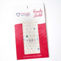 Кристалл Nails, Наклейка 5D стикер для дизайна ногтей SP 194