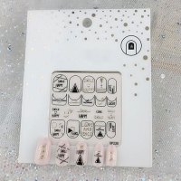 Кристалл Nails, Наклейка 5D стикер для дизайна ногтей SP 230