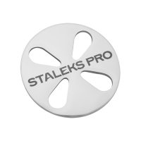 STALEKS, Диск педикюрный PODODISC EXPERT L в комплекте со сменным файлом 180 грит 5 шт (25 мм)