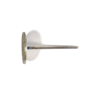 Кристалл Nails, Алмазная насадка (круг) двухсторонняя L, 25 мм