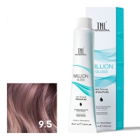 TNL, Крем-краска для волос Million Gloss оттенок 9.5 Блонд махагоновый, 100 мл